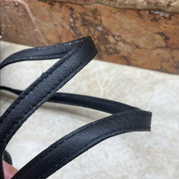 Michael Kors Jet Set Travel Large Black Saffiano Leather Tote Bag Purse - Picture 12 of 16